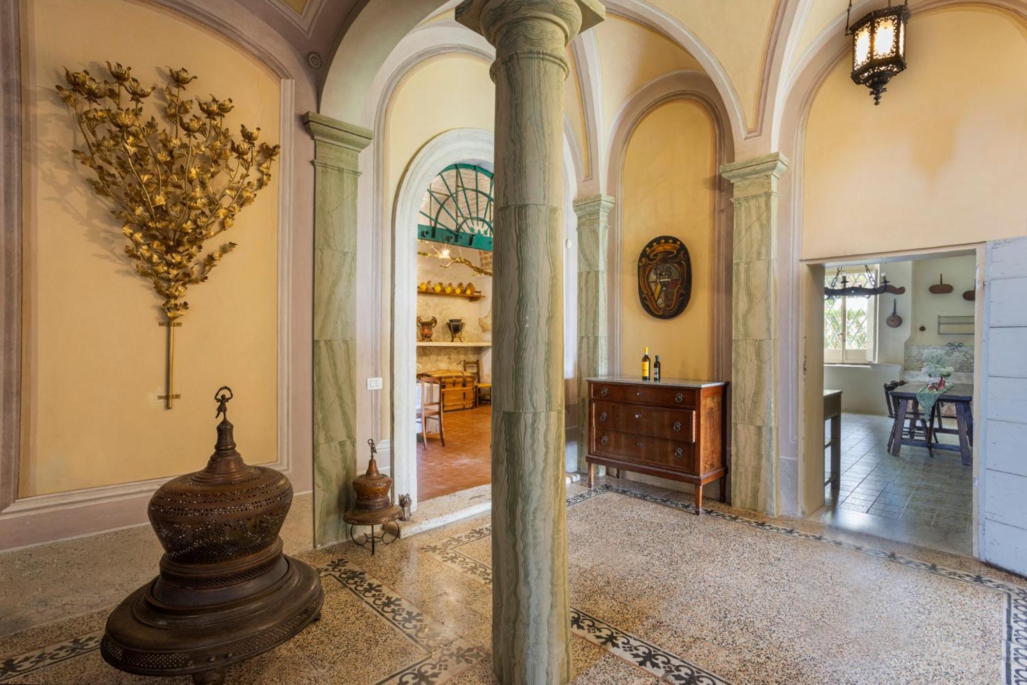 Entire Private Floor In An 1800S Frescoed Villa With Historic Park - Villa Mastrangelo Colli del Tronto Esterno foto